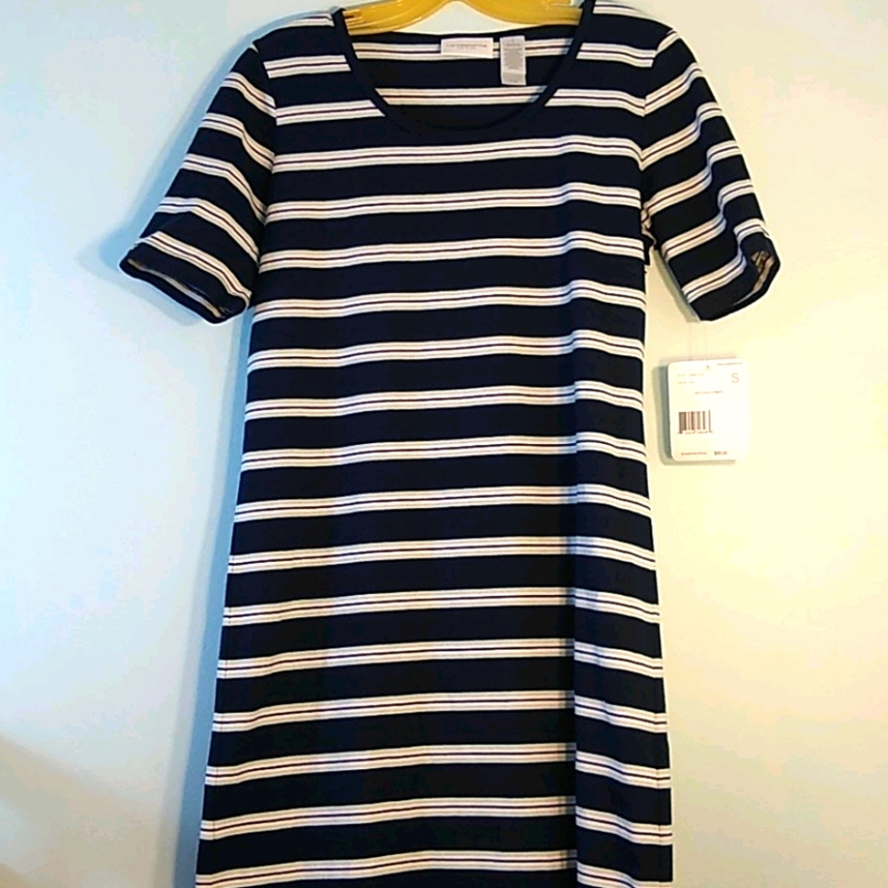 Liz and Co. Cotton Knit maxi Dress